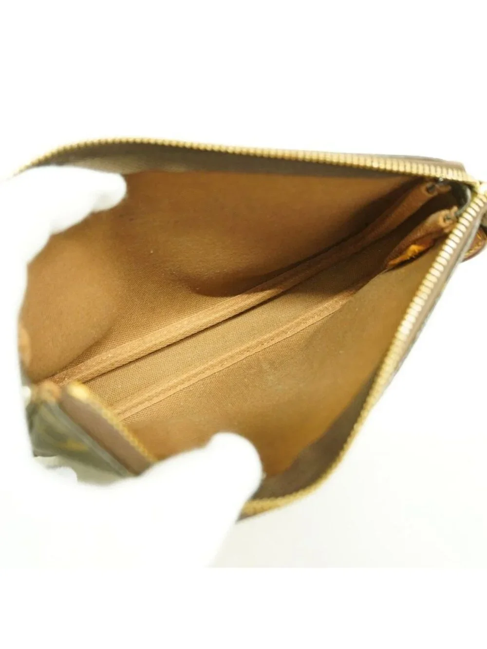 Louis Vuitton Pouch Monogram Mini Pochette Soir Brown